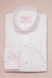 White Cotton Cashmere Shirt