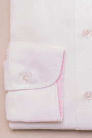 White Cotton Cashmere Shirt