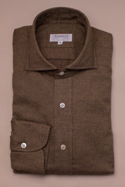 Forest Green Brushed Cotton Shirt