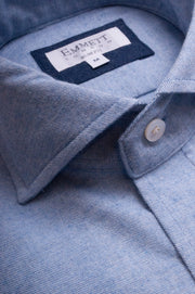 Light Blue Cotton Cashmere Shirt