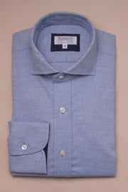 Light Blue Cotton Cashmere Shirt