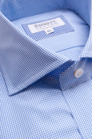 Light Blue Gingham Shirt