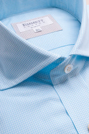 Turquoise Gingham Shirt