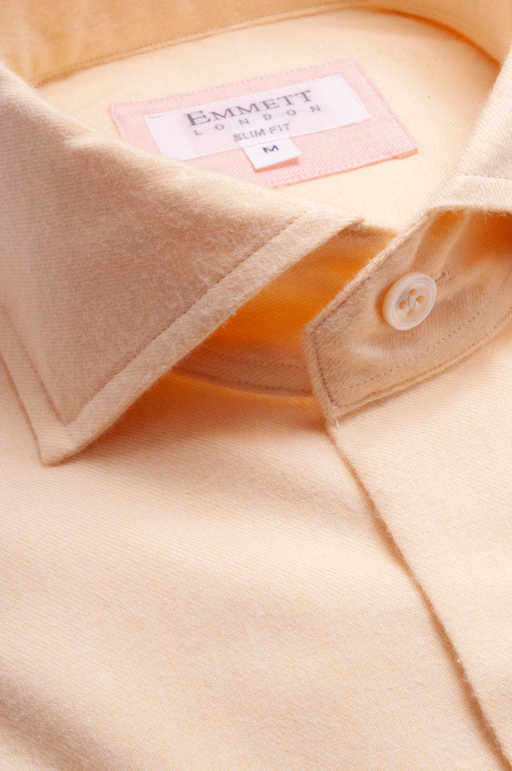 Yellow Cotton Cashmere Shirt