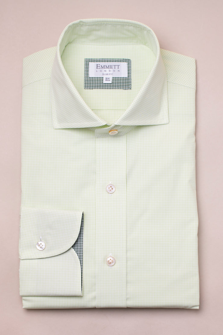 Light Green Gingham Shirt