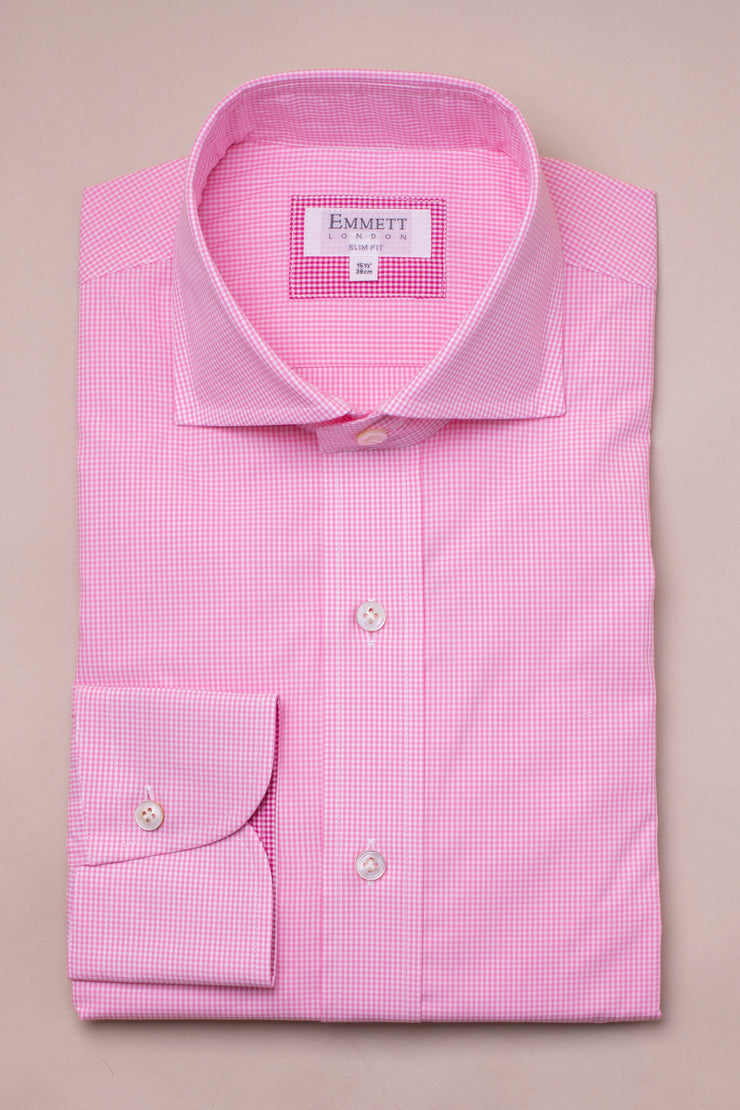 Pink Gingham Shirt