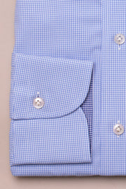 Light Blue Gingham Shirt