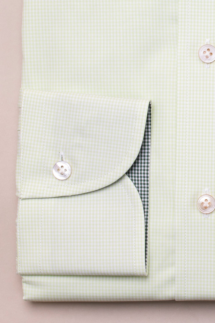 Light Green Gingham Shirt