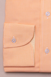 Orange Gingham Shirt