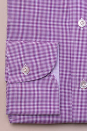 Purple Gingham Shirt