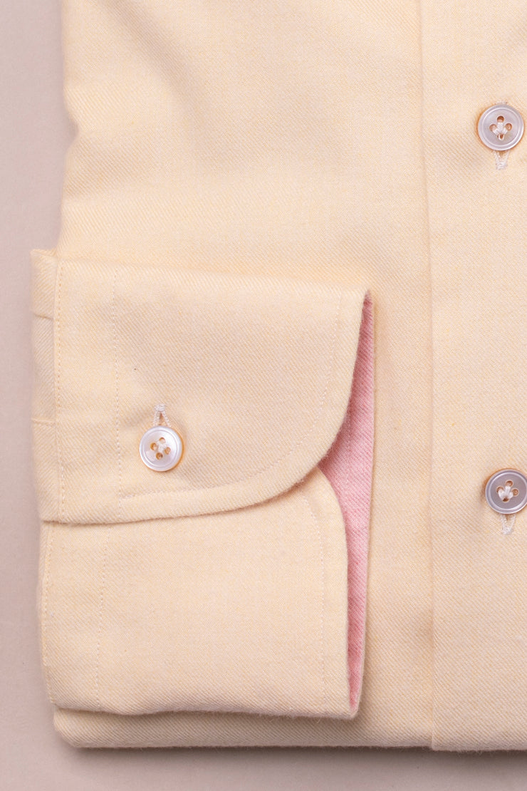 Yellow Cotton Cashmere Shirt