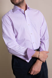 Lilac Gingham Shirt
