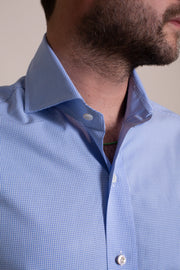 Light Blue Gingham Shirt