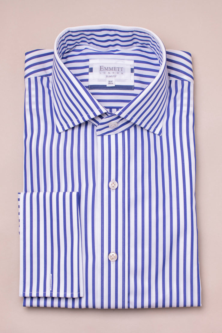 Fine Poplin Striped Shirt