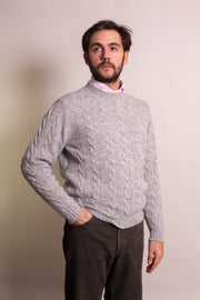 Grey Shetland Jumper