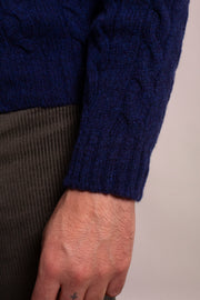 Dark Blue Shetland Jumper