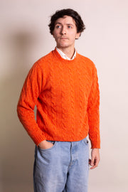 Orange Shetland Jumper