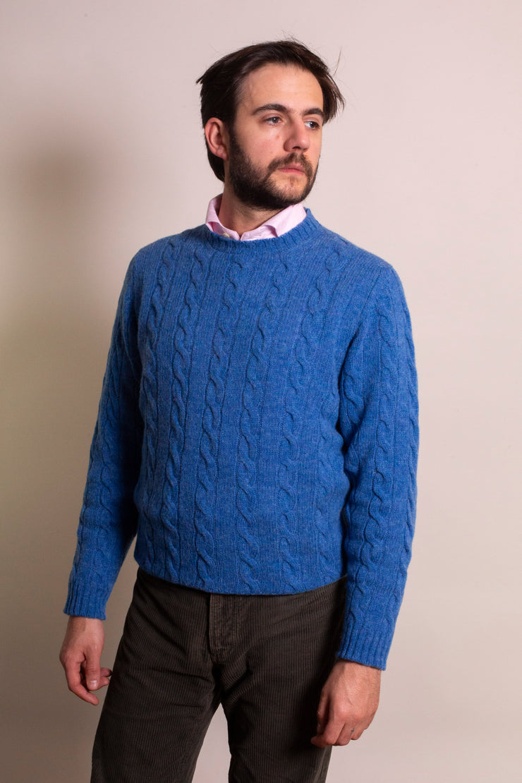 Royal Blue Shetland Jumper