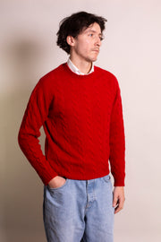 Red Shetland Jumper