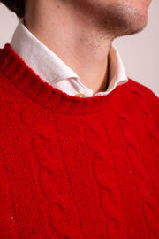 Red Shetland Jumper