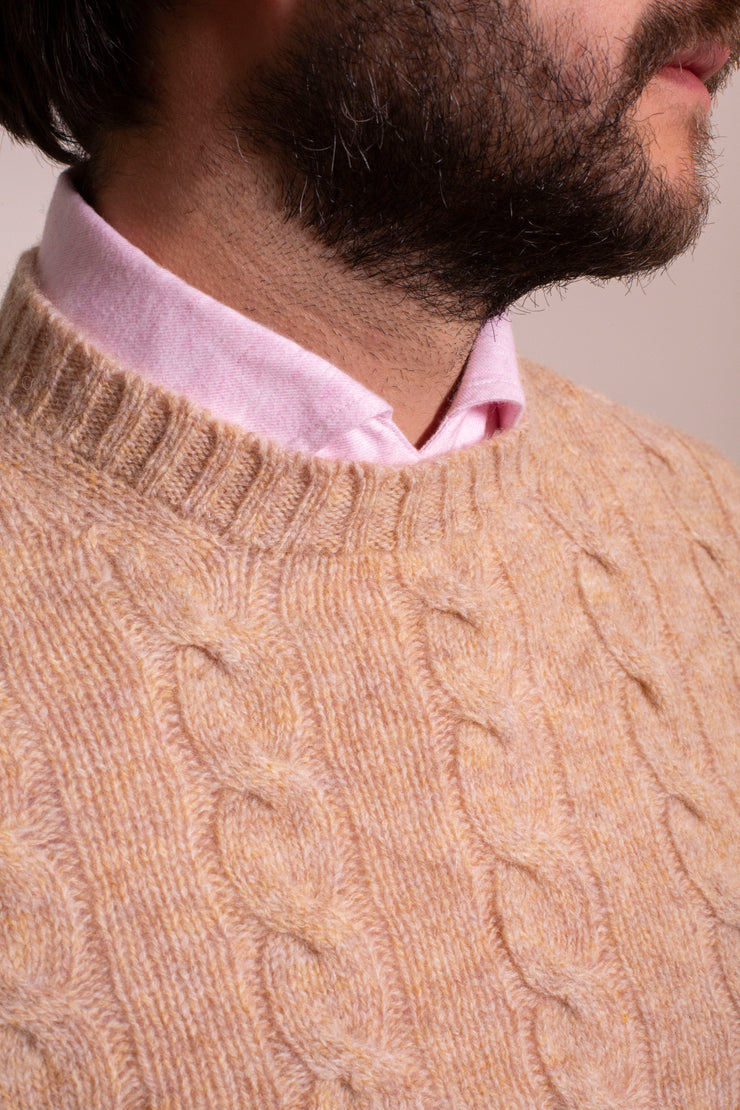 Beige Shetland Jumper