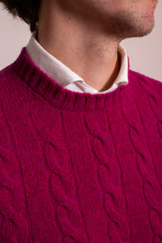 Dark Red Shetland Jumper