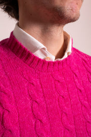 Dark Pink Shetland Jumper