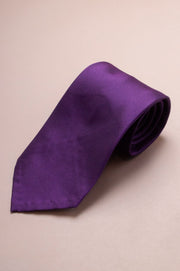 Purple Silk Tie