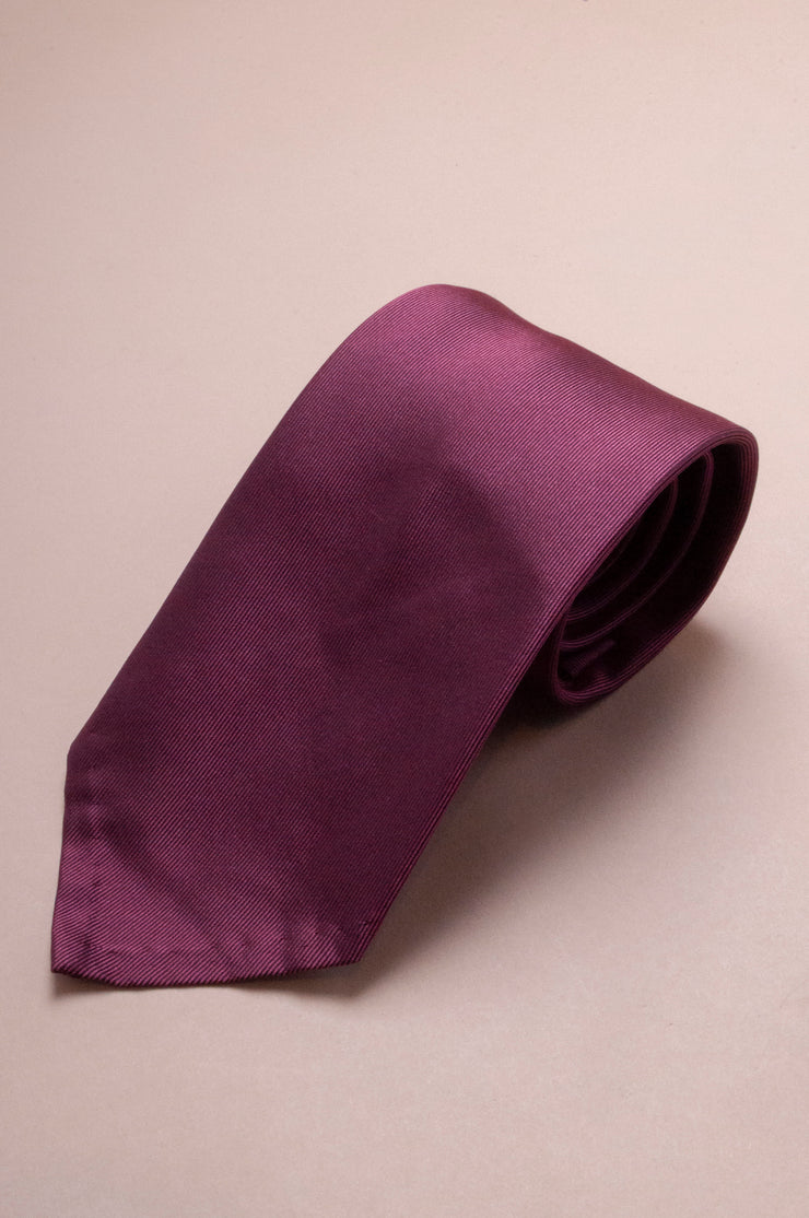 Burgundy Silk  Tie