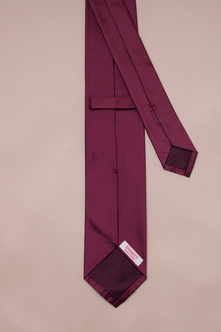 Burgundy Silk  Tie