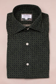 Green Patterned Cord Shirt