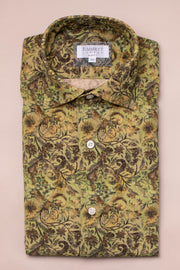 Light Greens Floral Print Shirt