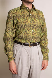 Light Greens Floral Print Shirt