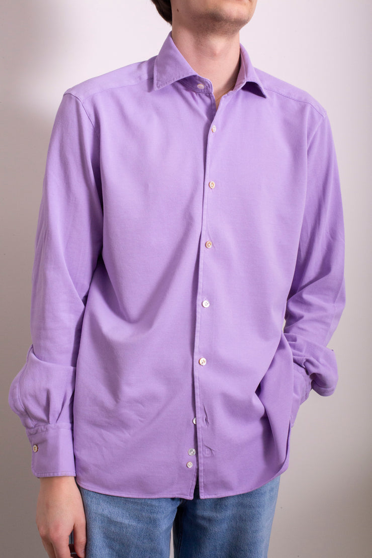 Light Purple Pique Polo Shirt