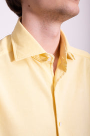 Yellow Pique Polo Shirt