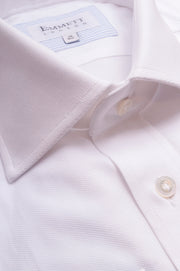 White Royal Textured Shirt