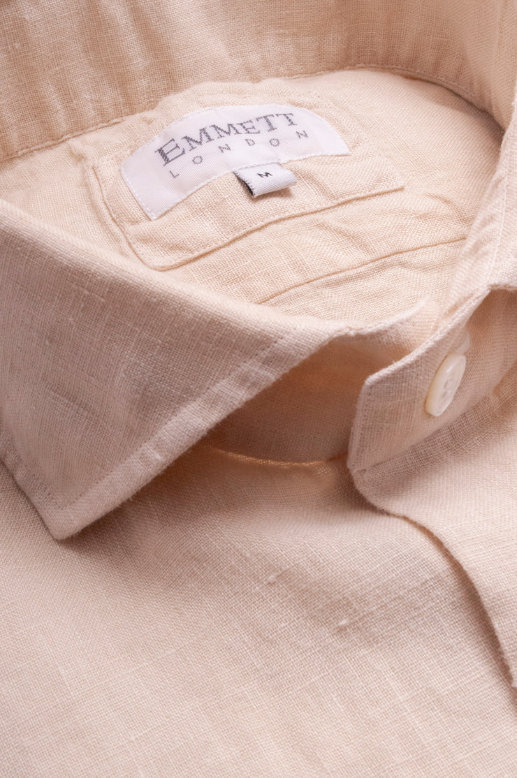 Beige Linen Shirt