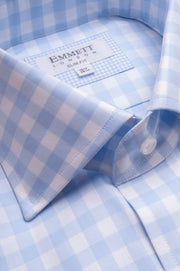 Large Micro Gingham Shirt