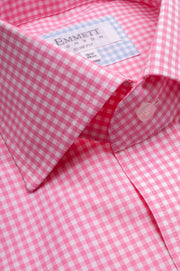 Pink Gingham Check Shirt