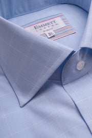 Blue Prince Of Wales Check Shirt