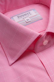 Pink Prince Of Wales Check Shirt