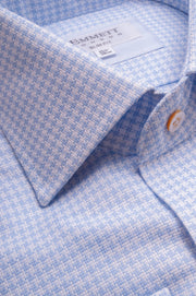 Blue Houndstooth Shirt