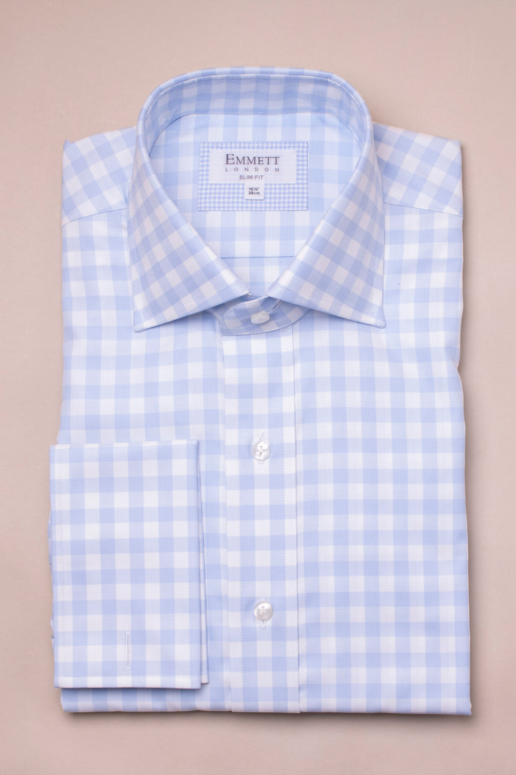 Large Micro Gingham Shirt