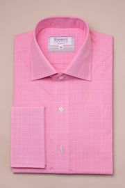 Pink Prince Of Wales Check Shirt