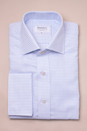 Blue Houndstooth Shirt