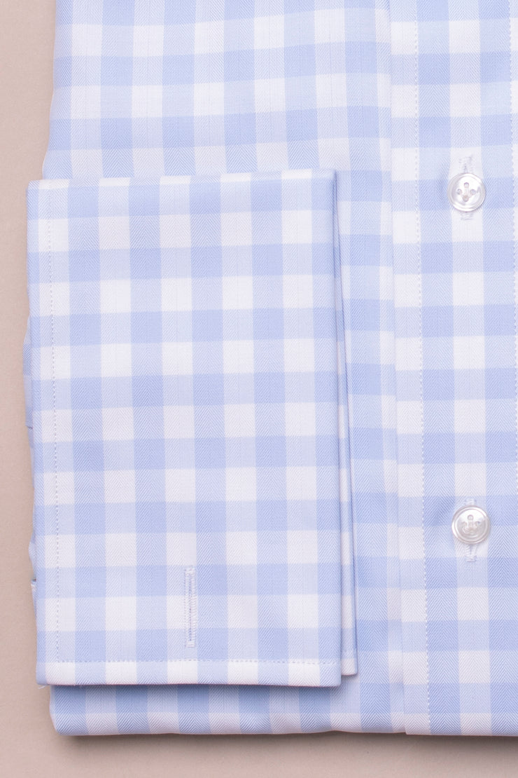 Large Micro Gingham Shirt