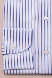 Blue And White Striped Shirt