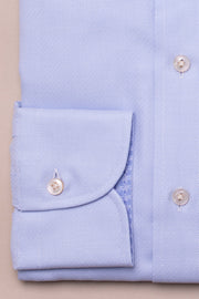 Micro ZigZag Blue Shirt