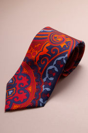 Red Paisley Tie