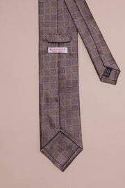 Silver Square Tie